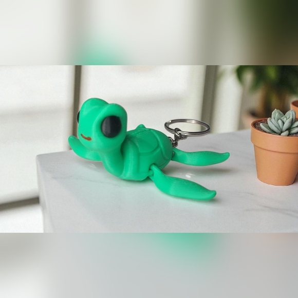 Sea Turtle Keychain! - Picture 3 of 6